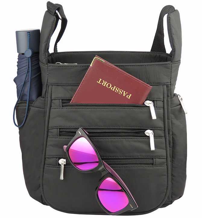 Buy WeeDeeMen's Sling Bag Chest Shoulder Backpack Cross Body Purse Water  Resistant Anti Theft (Brown) Online at desertcartINDIA