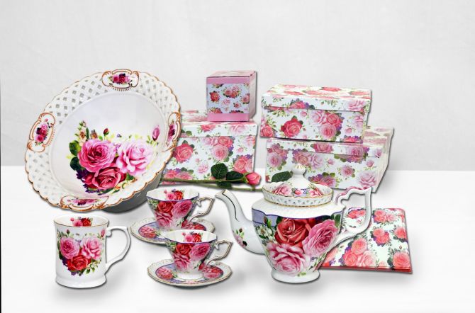 English rose tea set hotsell