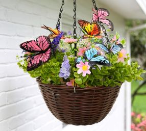 Butterfly Flower Basket