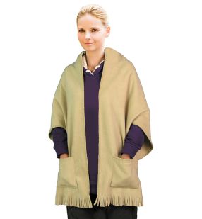 Fleecy Pocket Shawl Set of 2